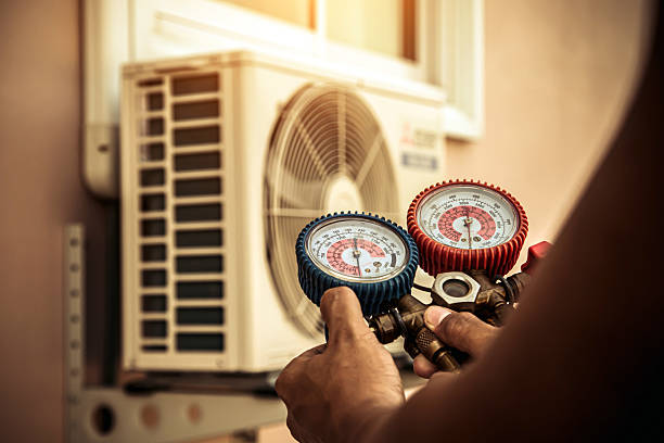 Professional Ductwork Repair technician working in Huntington Station, NY
